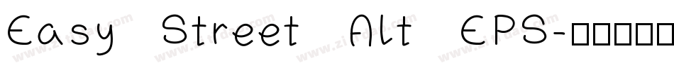 Easy Street Alt EPS字体转换